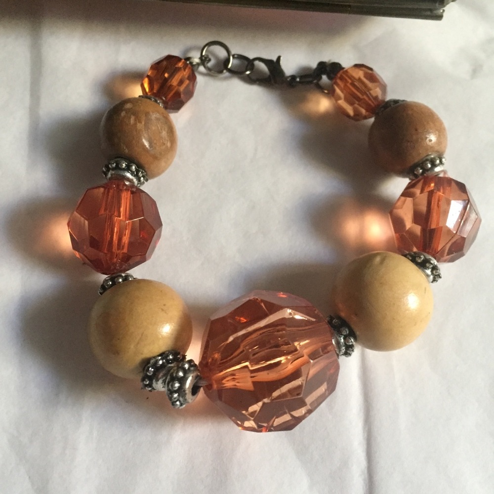 Beaded bohemian style bracelet
